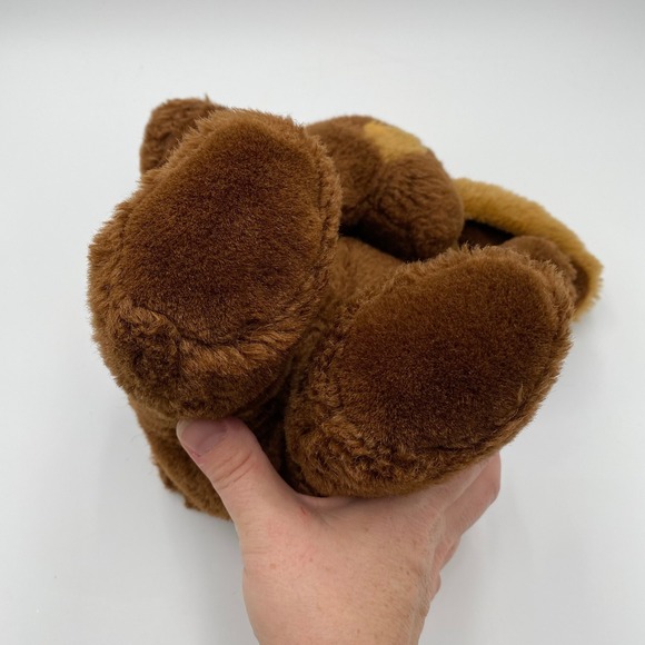 Vintage 1995 Fordlet Brown Dog 13" Plush Stuffed Animal Brown Tan Spot - Picture 6 of 8